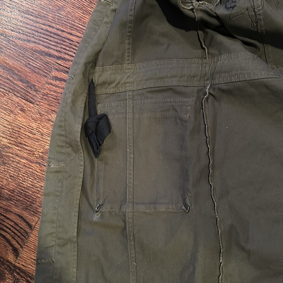 Halogen Long Cargo Jacket, Army Green, Size Medium (179) - Picture 13 of 13